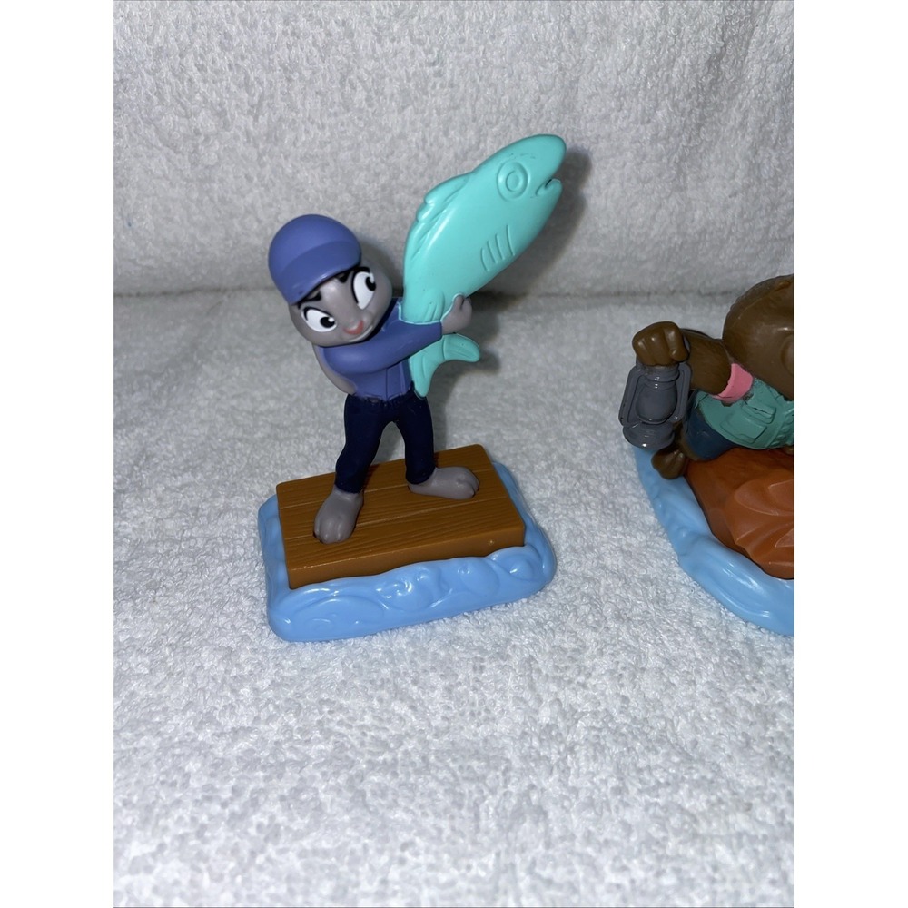 2025 McDONALD'S Zootopia 2 Disney HAPPY MEAL TOYS Set Of 3 Cake Toppers - Picture 5 of 6